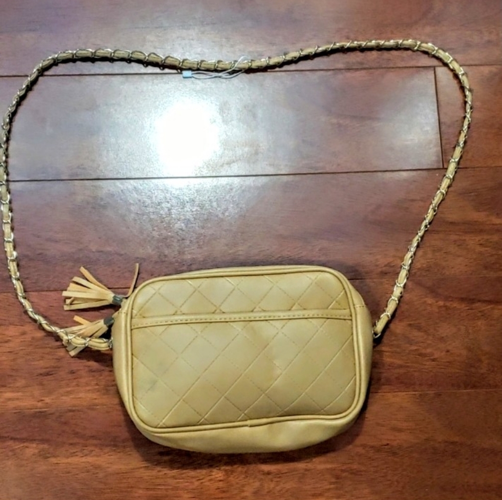 NWOT camel color crossbody purse